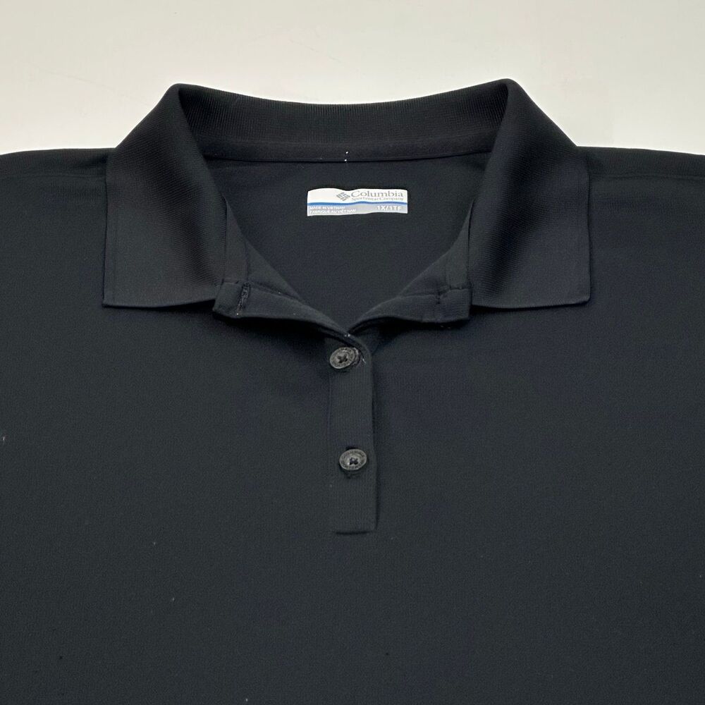 Columbiaβ Women's Polo Shirt Black Size 1X